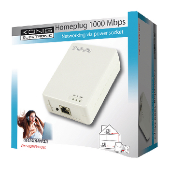CMP-HOMEPL1000 Homeplug wit 1000 mbps Verpakking foto